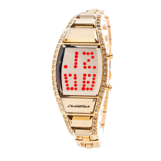 Chronotech Gold Stainless Steel Watch