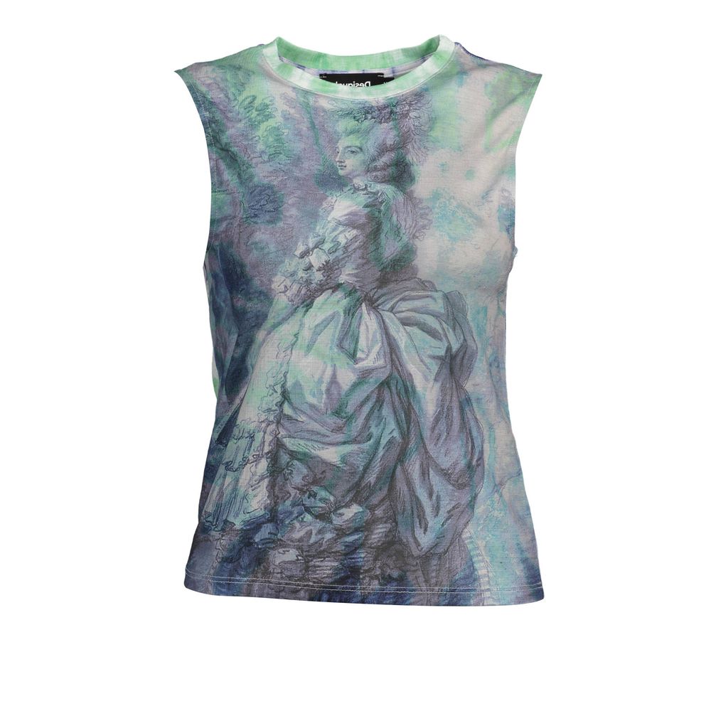 Desigual Light Blue Polyester Women Top