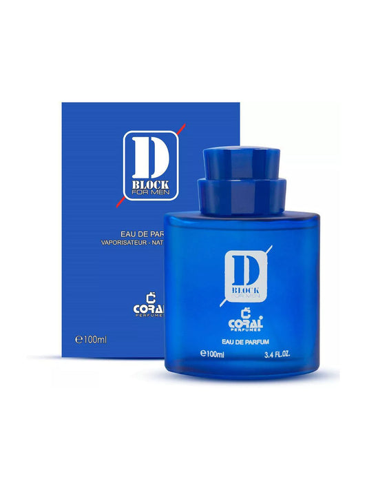 Coral D Block For Men EDP 100ML-Blue