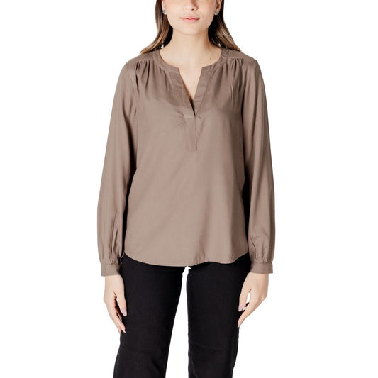 Street One Beige Viscose Shirt