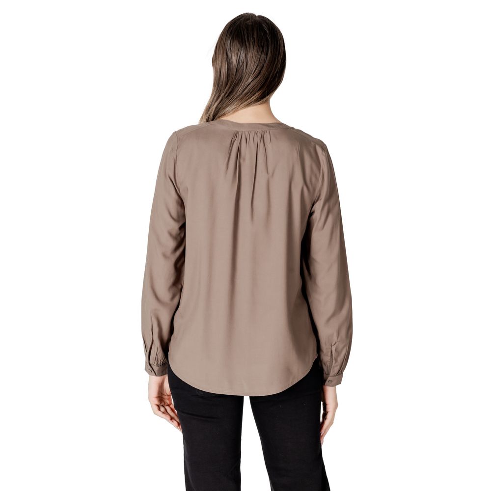 Street One Beige Viscose Shirt