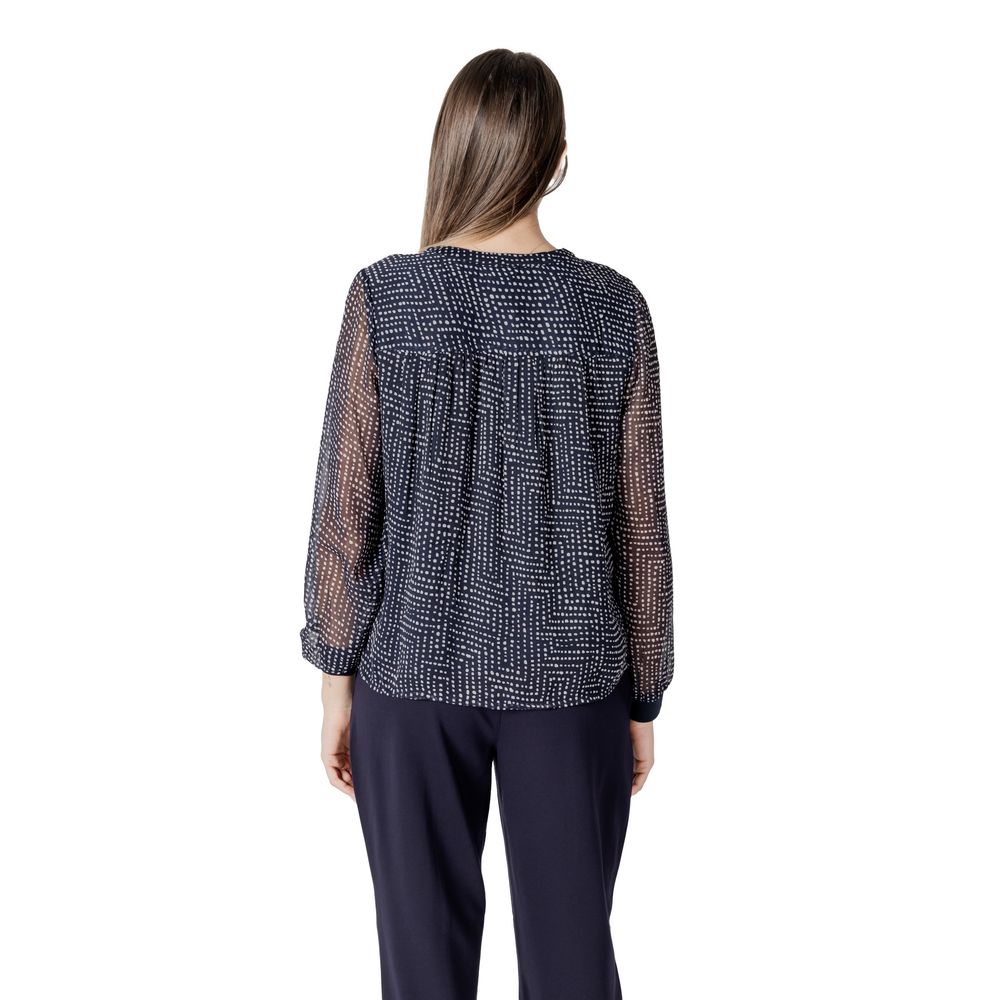 Street One Blue Polyester Shirt