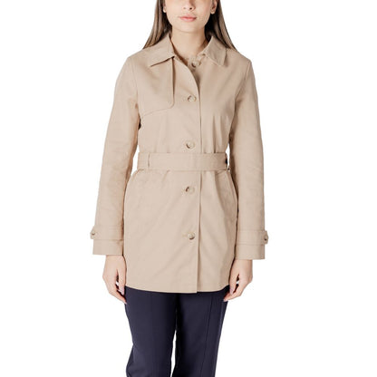 Street One Beige Cotton Jackets & Coat