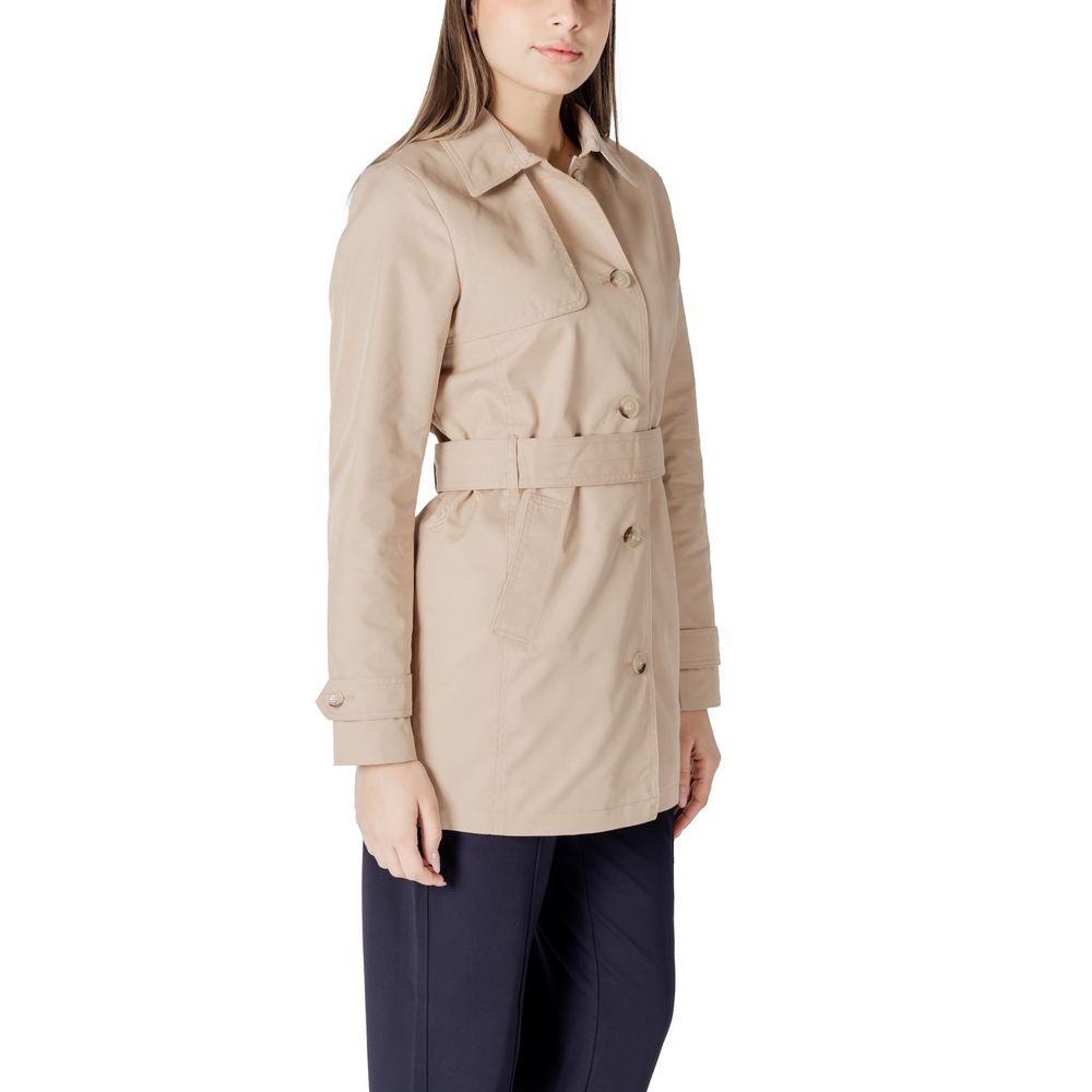 Street One Beige Cotton Jackets & Coat