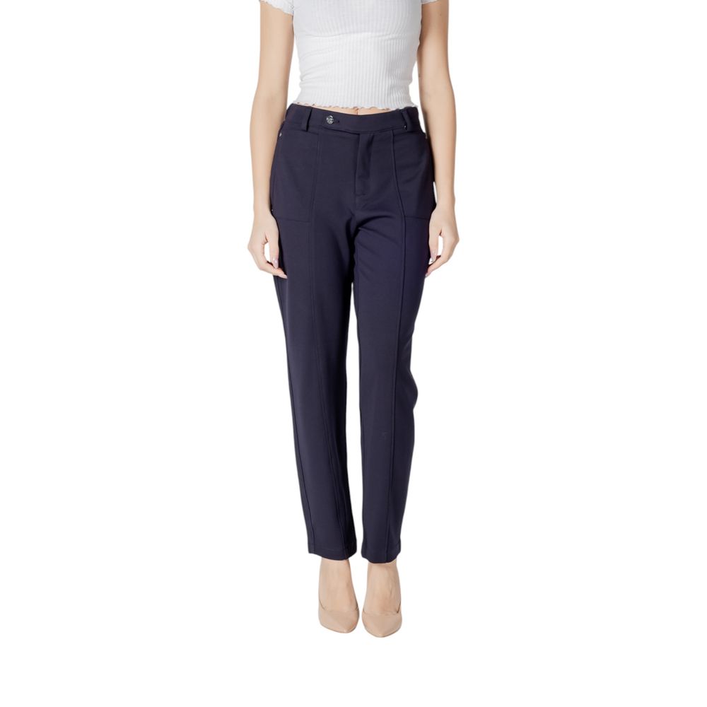 Street One Blue Viscose Jeans & Pant