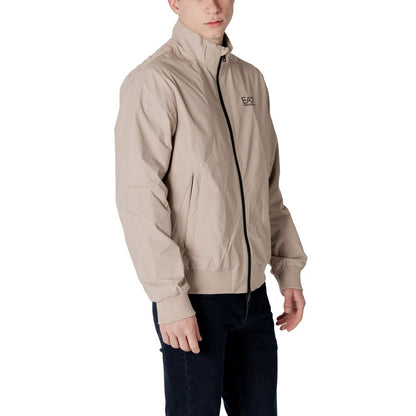 EA7 Emporio Armani Beige Polyamide Jacket