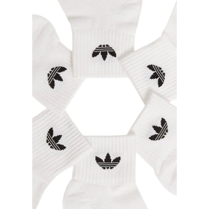Adidas White Cotton Sock