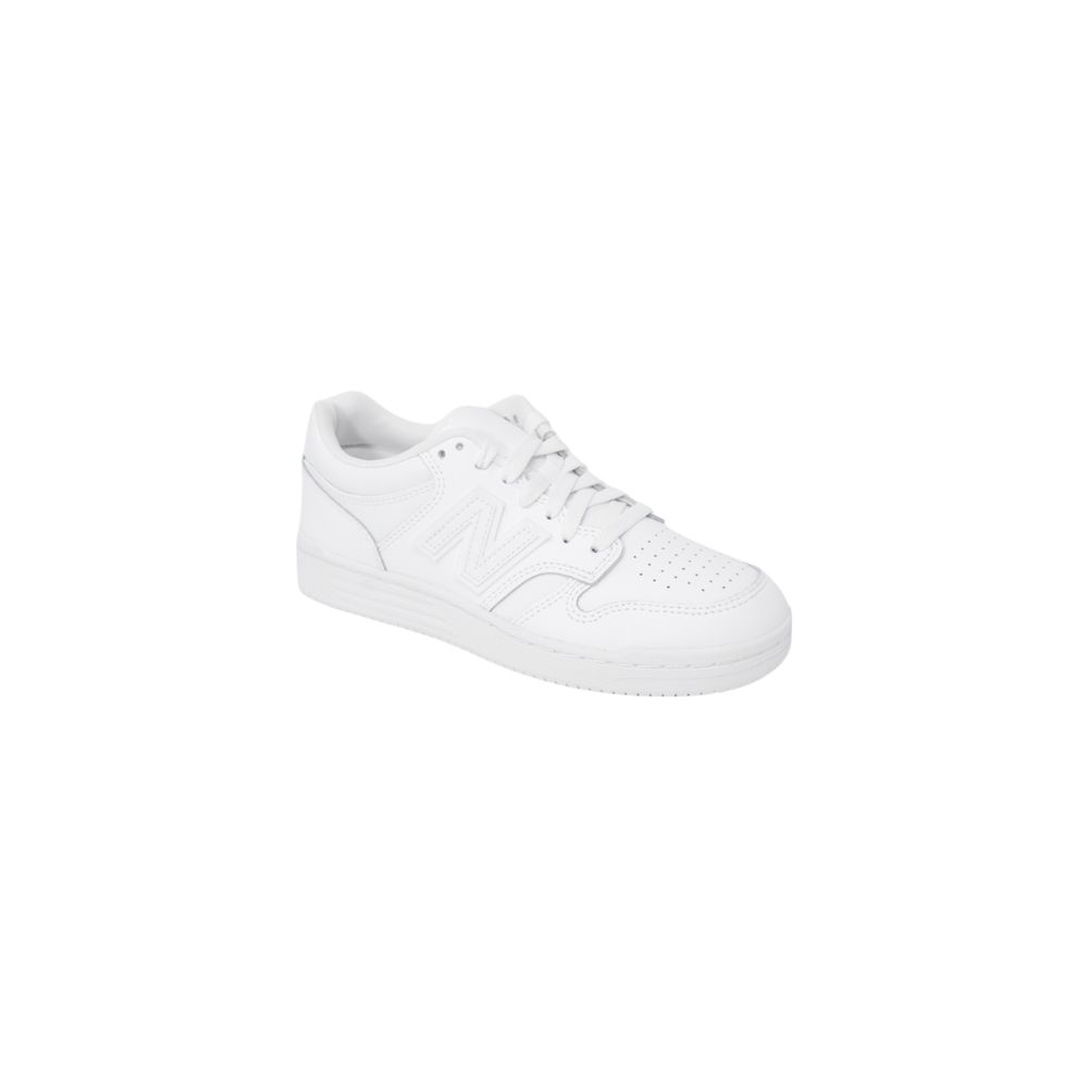 New Balance White Leather Sneaker