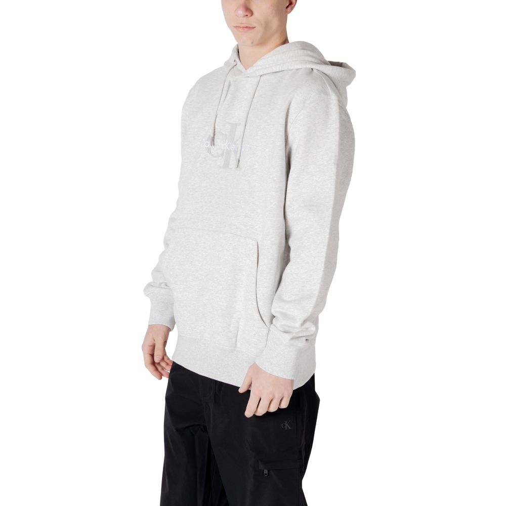 Calvin Klein Jeans Gray Cotton Sweater