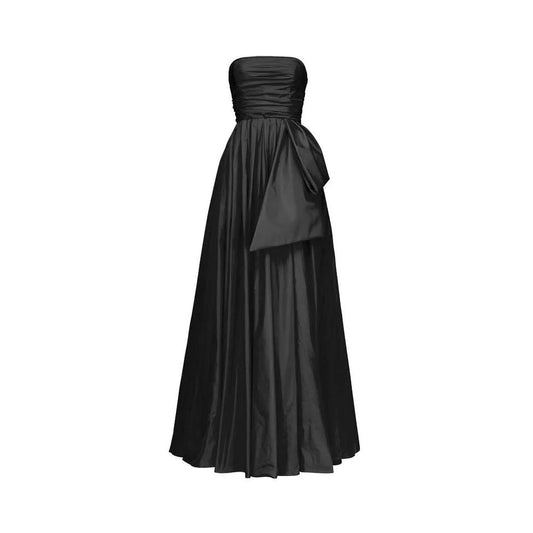 PINKO Black Elastane Dress
