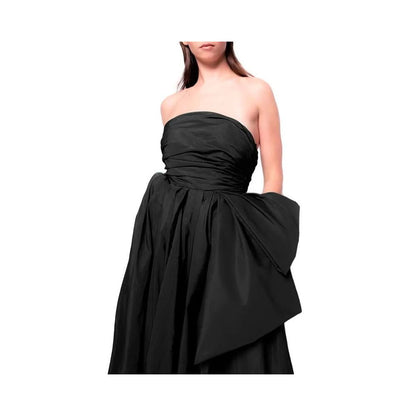 PINKO Black Elastane Dress