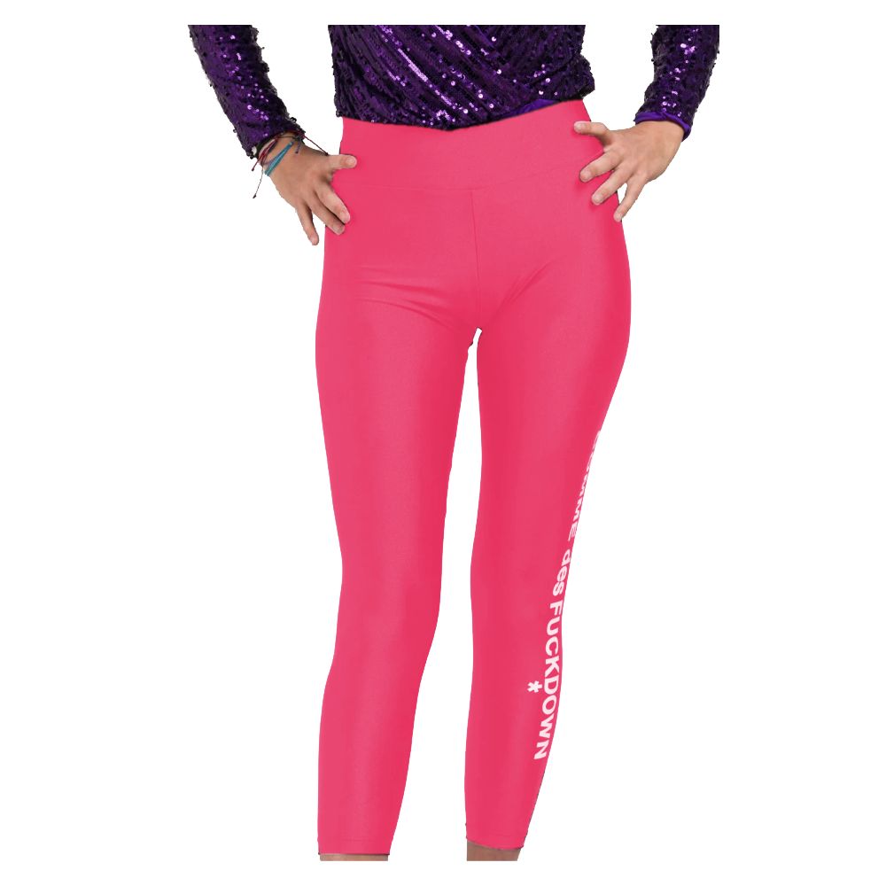 Comme Des Fuckdown Pink Nylon Jeans & Pant