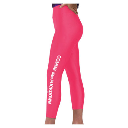 Comme Des Fuckdown Pink Nylon Jeans & Pant
