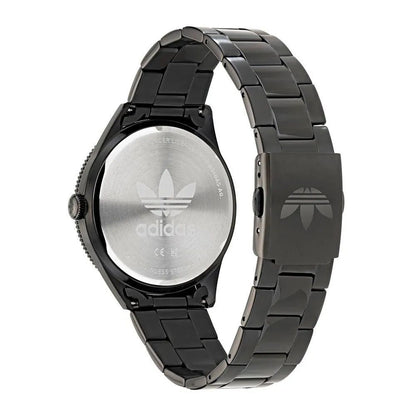 Adidas Black Stainless Steel Stainless Steel Watch