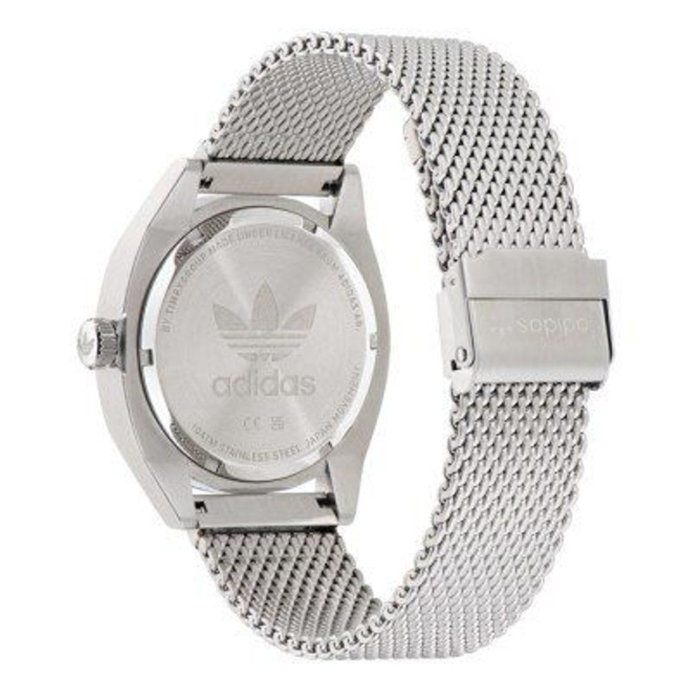 Adidas Gray Stainless Steel Stainless Steel Watch