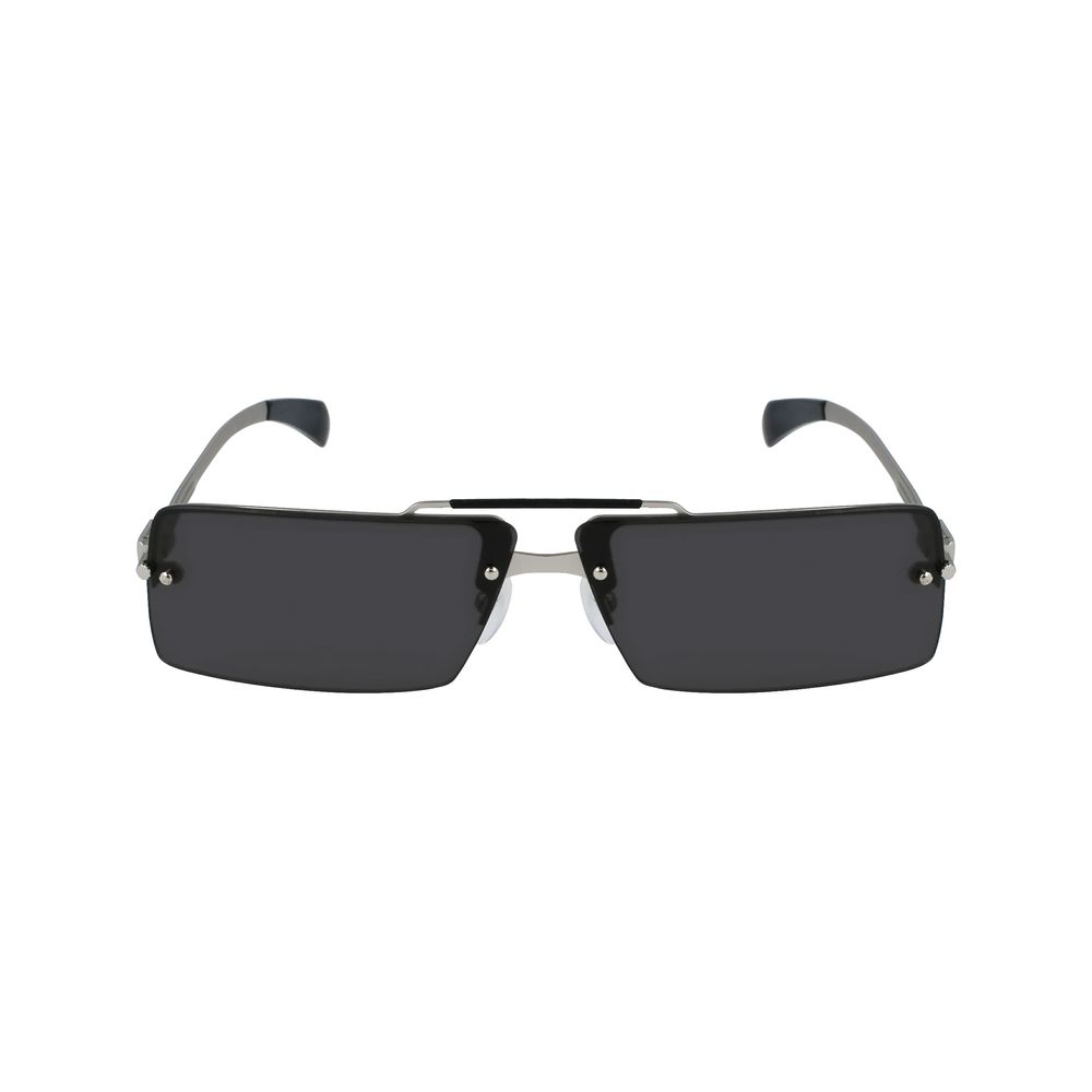 Ferragamo Gray Metal Sunglasses