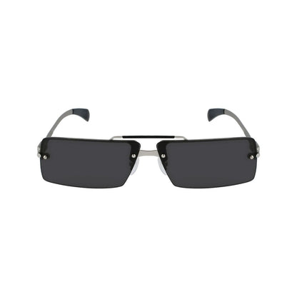Ferragamo Gray Metal Sunglasses