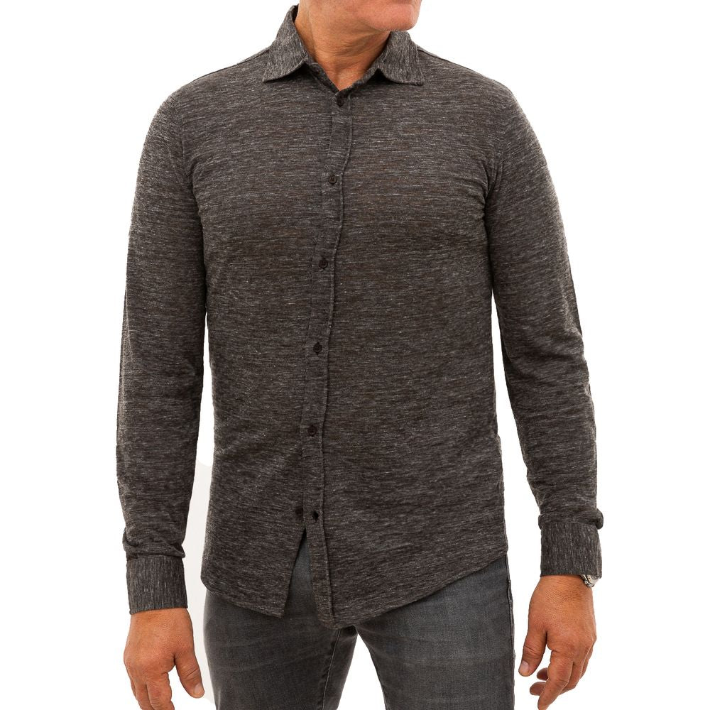 Corneliani Gray Wool Clothing