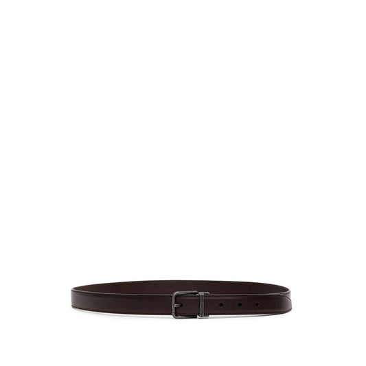 Dolce & Gabbana Brown Calfskin Belt