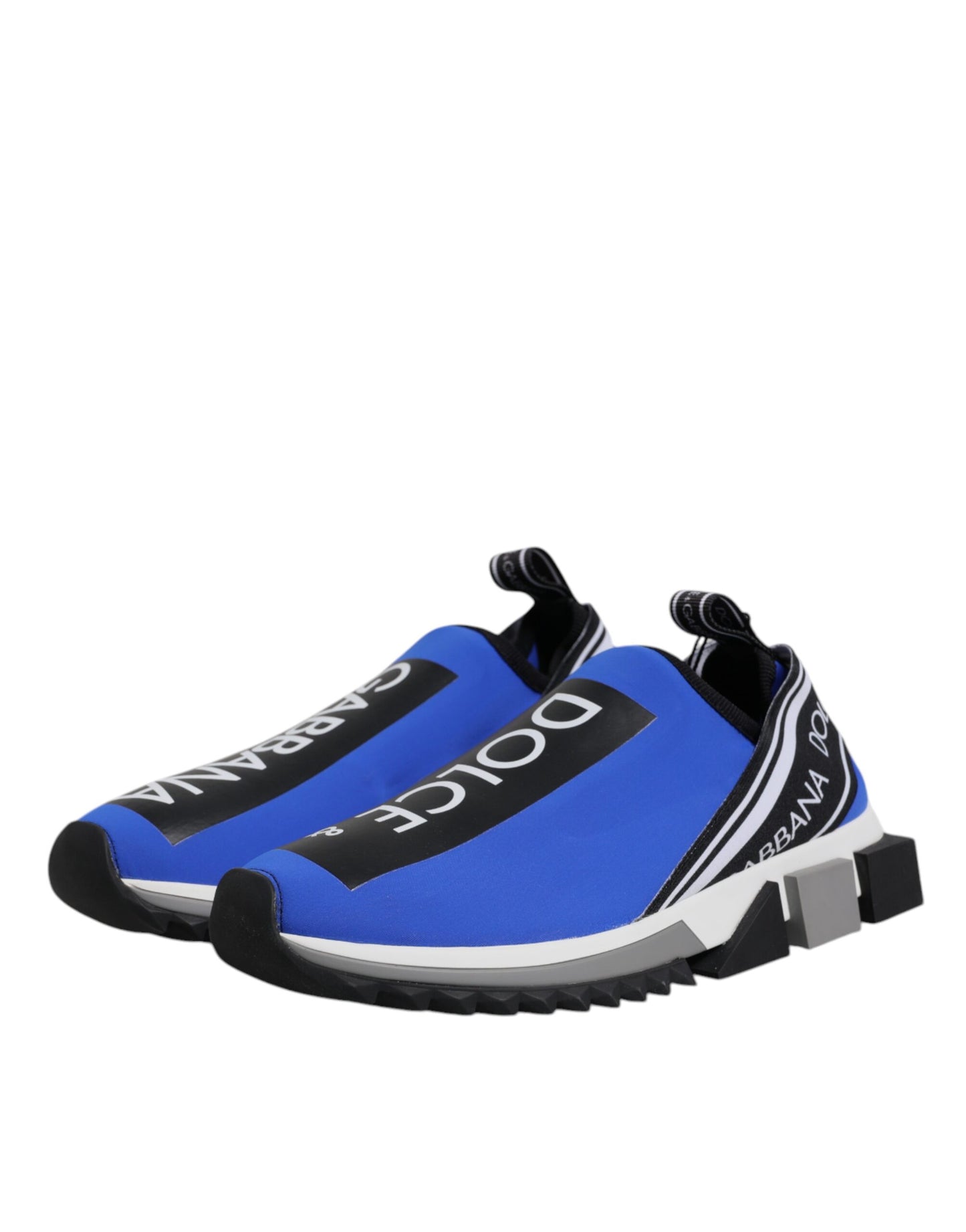 Dolce & Gabbana Blue Logo Low Top Sorrento Sneakers Shoes