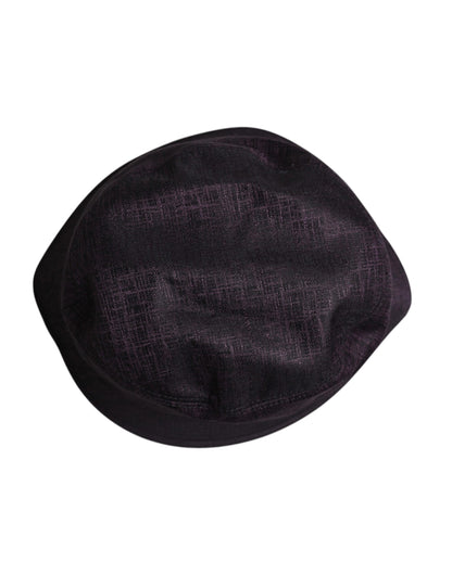 Dolce & Gabbana Black Wide Brim Nylon Bucket Hat
