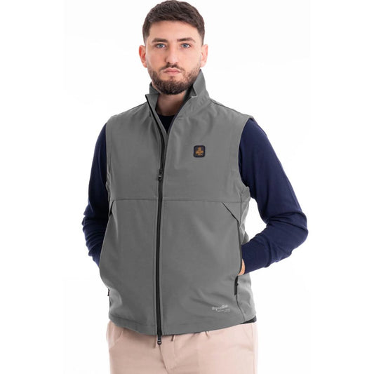 Refrigiwear Gray Polyester Men Vest