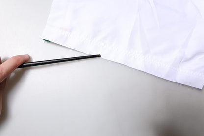 Dolce & Gabbana White Stripes Beachwear Shorts 2 Pc Swimwear