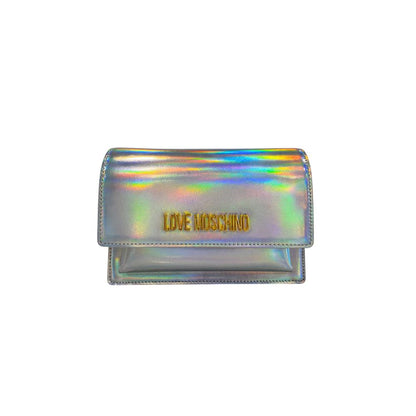 Love Moschino Silver Polyethylene Women Crossbody Bag