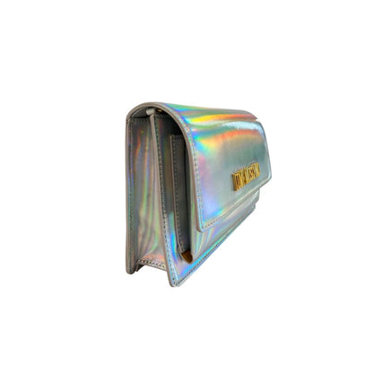 Love Moschino Silver Polyethylene Women Crossbody Bag