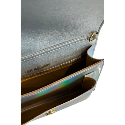 Love Moschino Silver Polyethylene Women Crossbody Bag