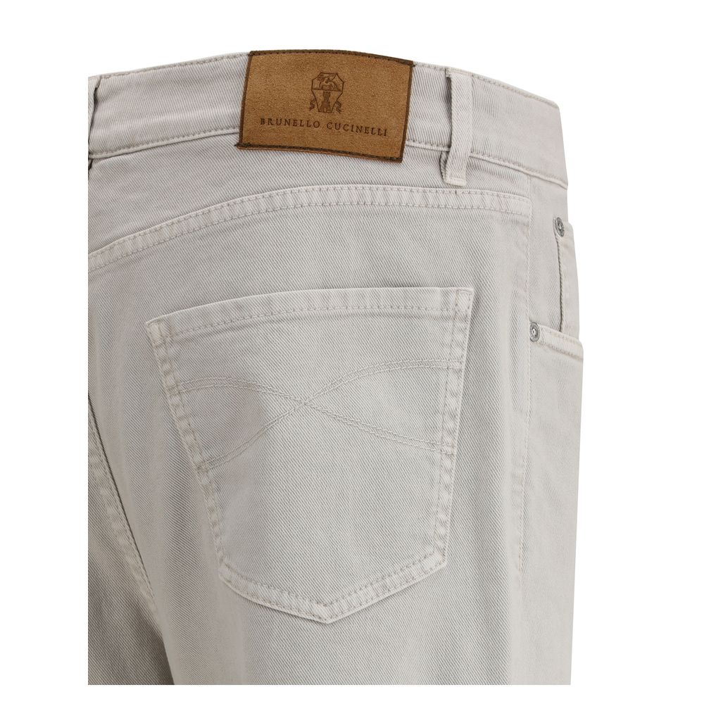 Brunello Cucinelli Pants with turn-up hem