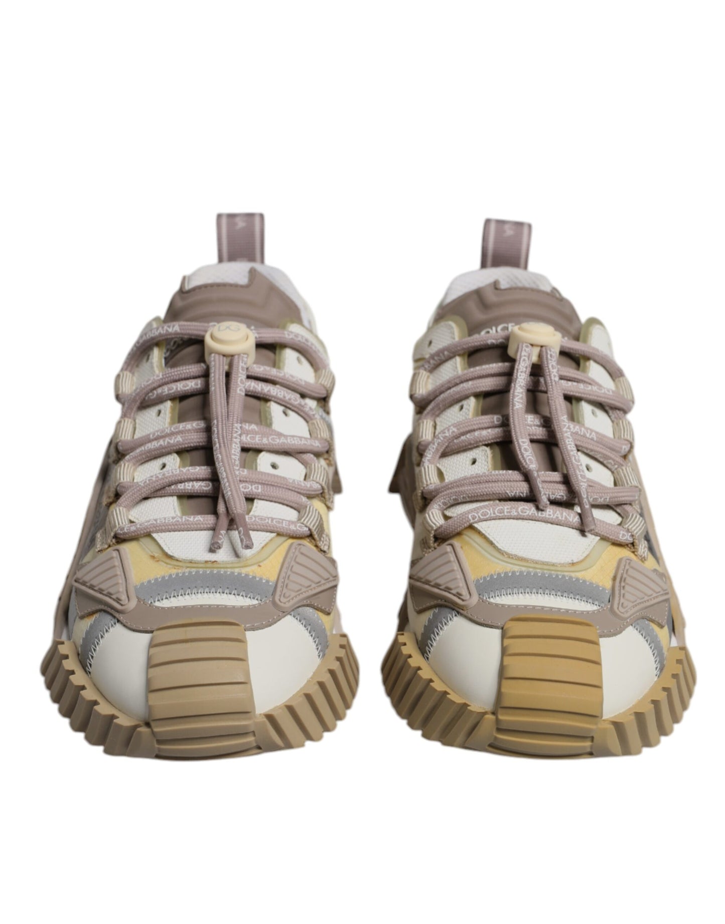 Dolce & Gabbana Multicolor Lace Up Low Top NS1 Sneakers Shoes