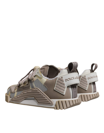 Dolce & Gabbana Multicolor Lace Up Low Top NS1 Sneakers Shoes