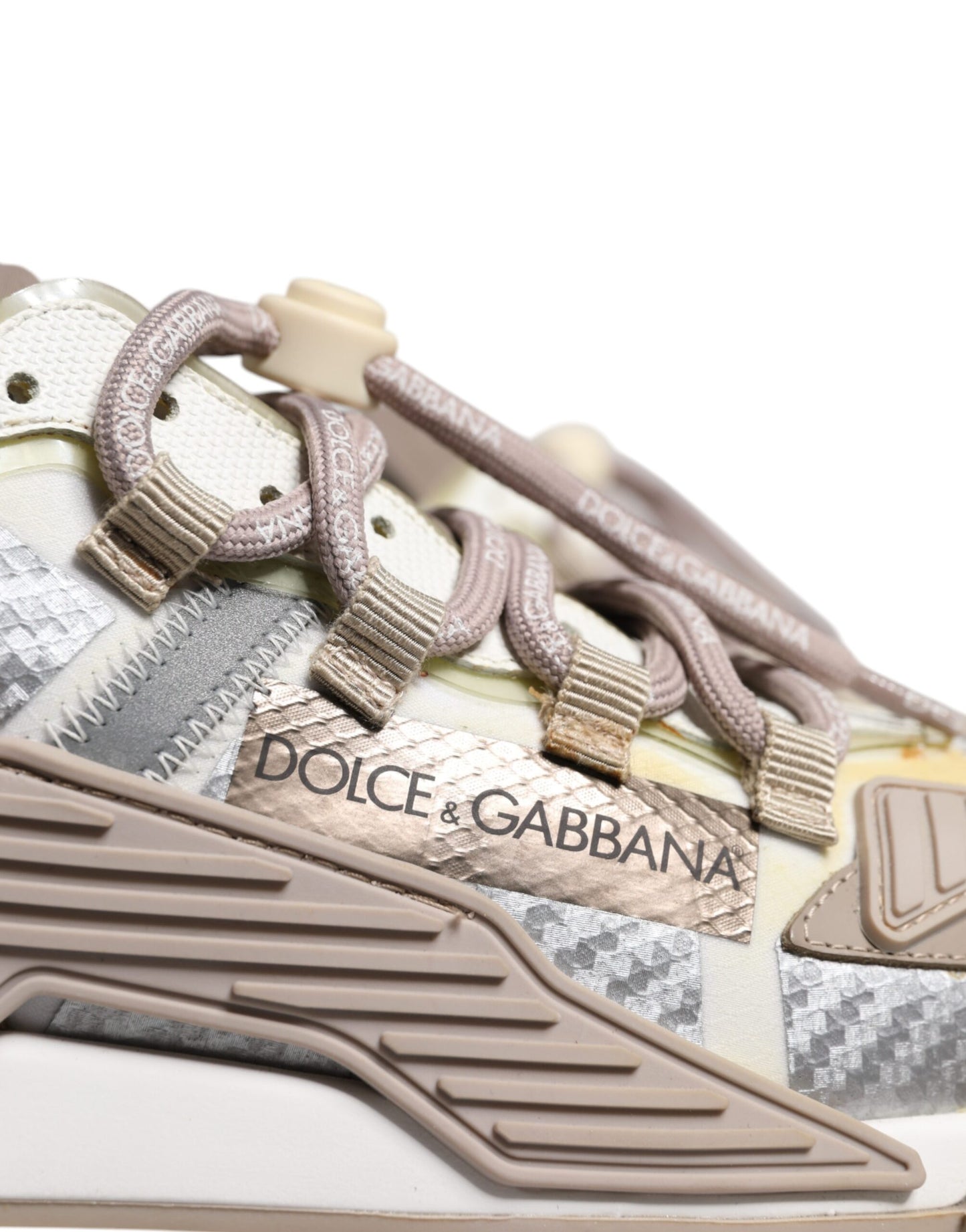 Dolce & Gabbana Multicolor Lace Up Low Top NS1 Sneakers Shoes