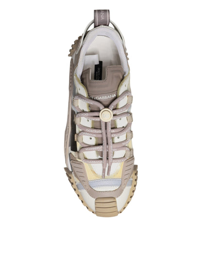 Dolce & Gabbana Multicolor Lace Up Low Top NS1 Sneakers Shoes