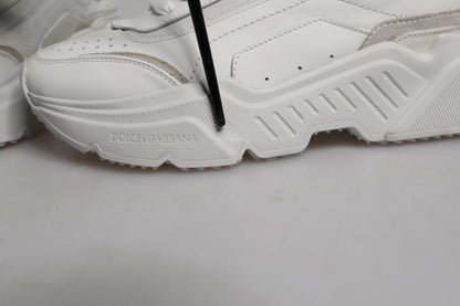 Dolce & Gabbana White Daymaster Low Top Sneakers Shoes