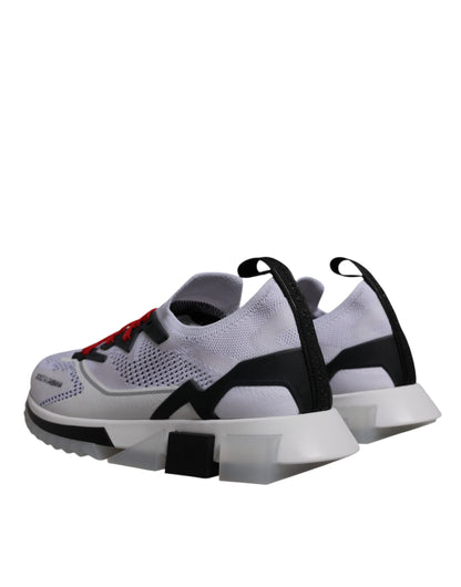Dolce & Gabbana White SORRENTO Sport Stretch Sneakers Shoes