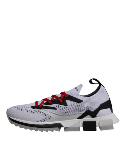 Dolce & Gabbana White SORRENTO Sport Stretch Sneakers Shoes