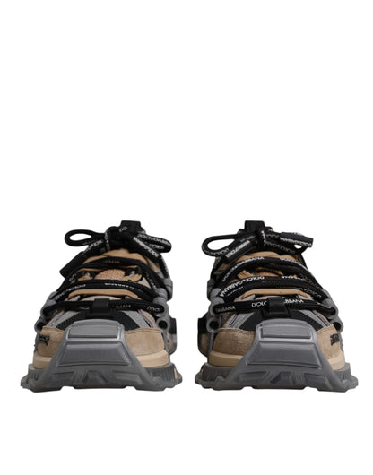 Dolce & Gabbana Multicolor Low Top Space Men Sneakers Shoes