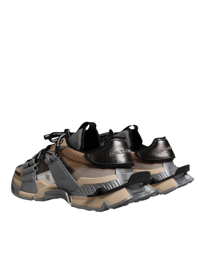 Dolce & Gabbana Multicolor Low Top Space Men Sneakers Shoes