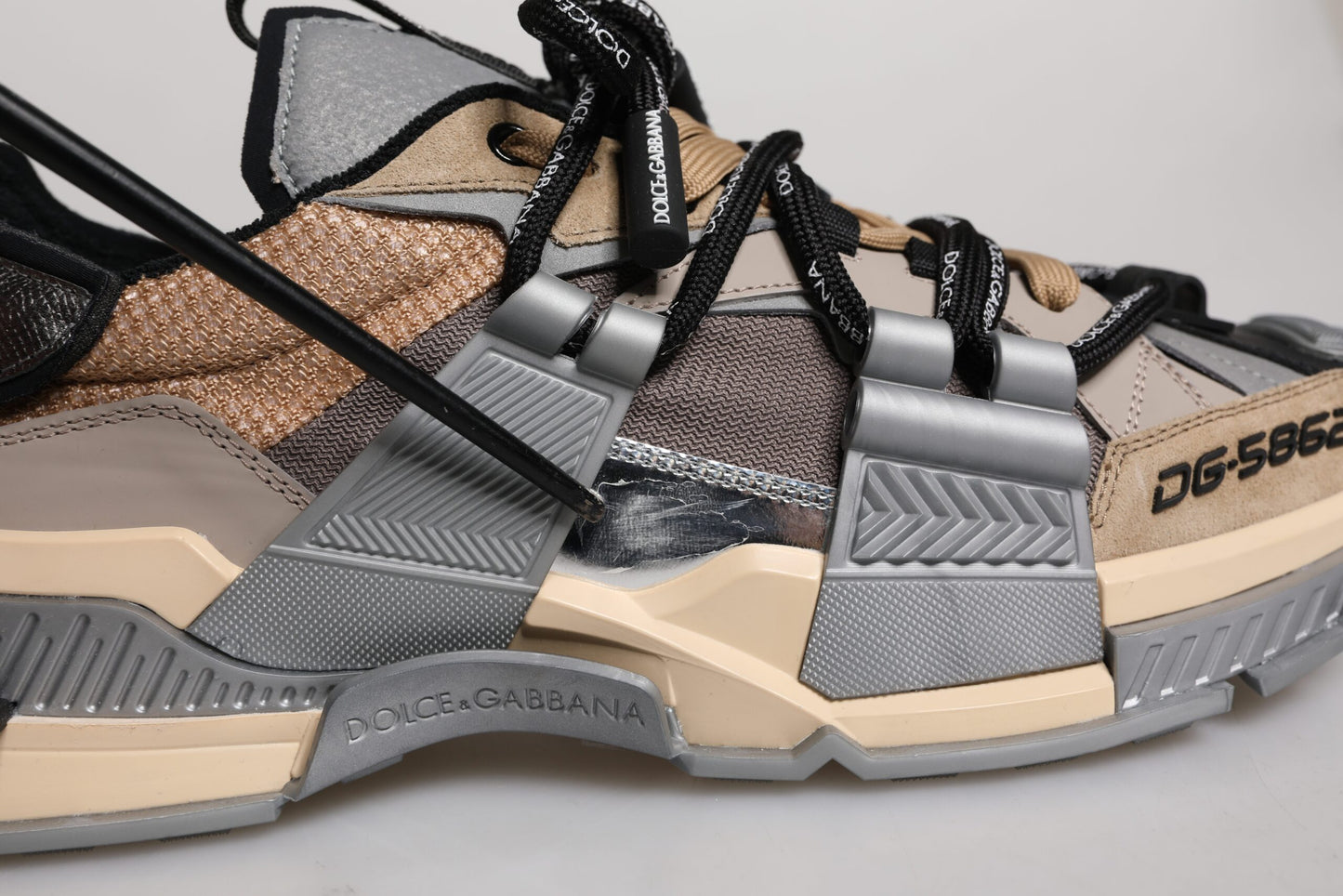 Dolce & Gabbana Multicolor Low Top Space Men Sneakers Shoes