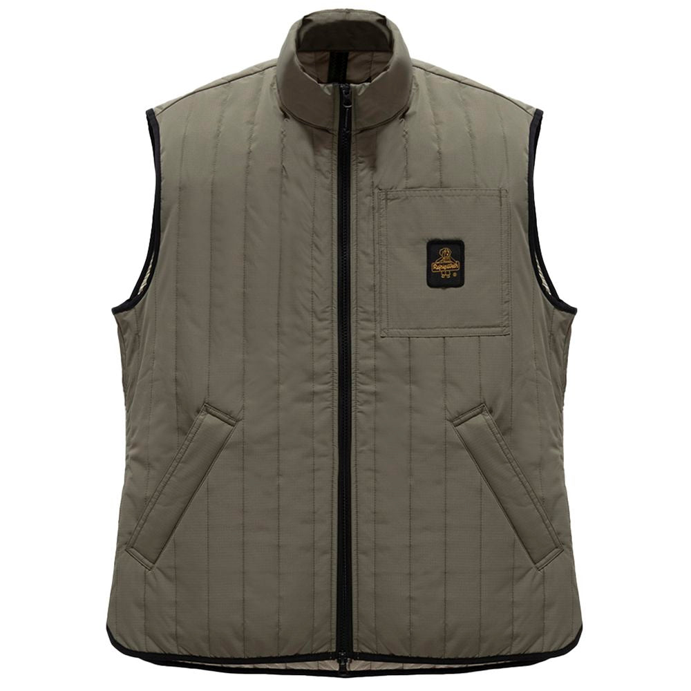 Refrigiwear Gray Polyester Men Vest