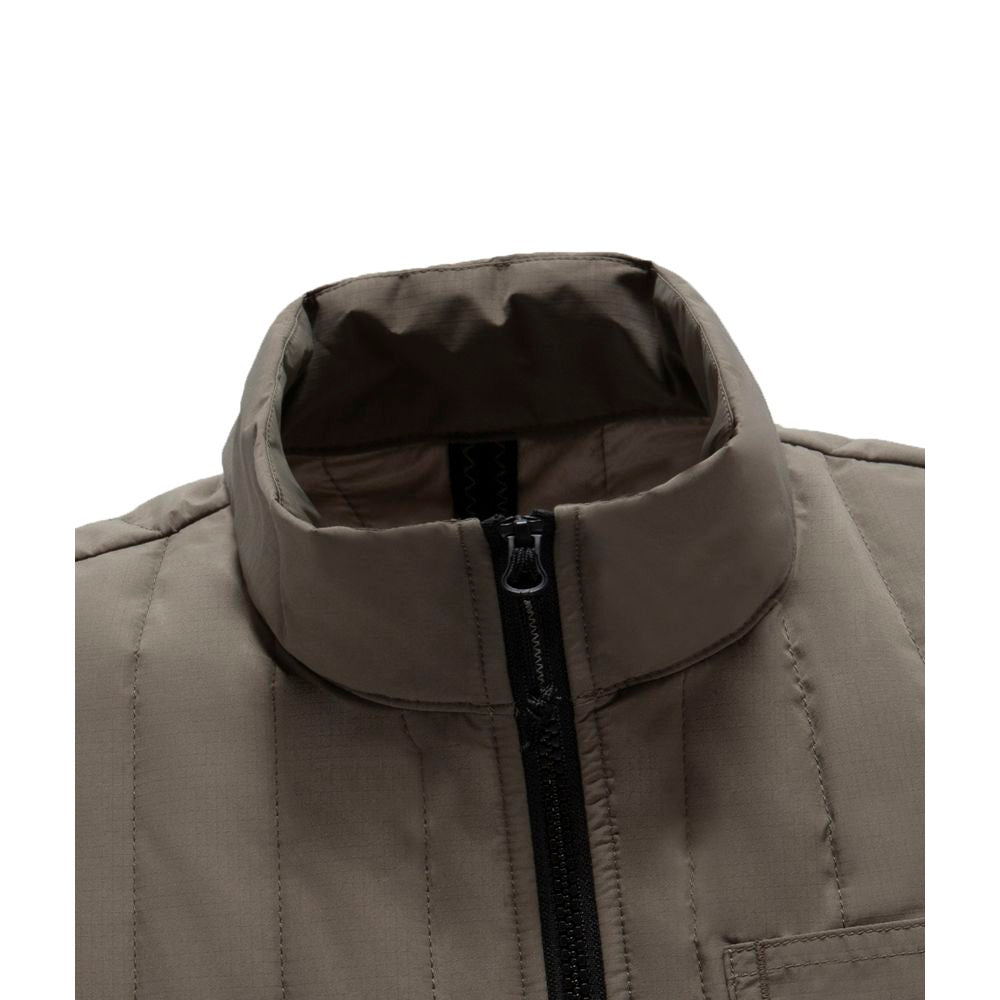 Refrigiwear Gray Polyester Men Vest