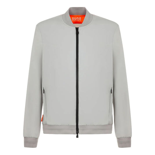 Suns Gray Nylon Men's Jacket