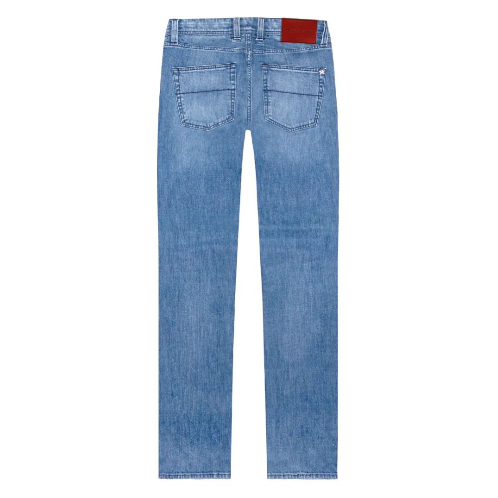 Tramarossa Blue Cotton Jeans & Pant