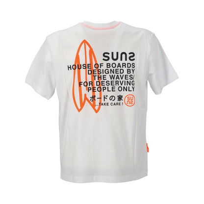 Suns White Cotton T-Shirt