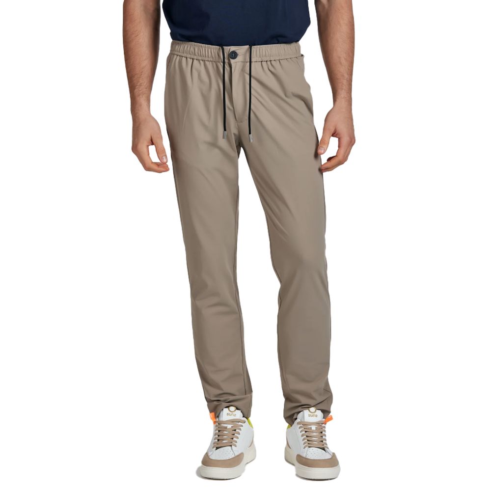 Suns Beige Nylon Jeans & Pant