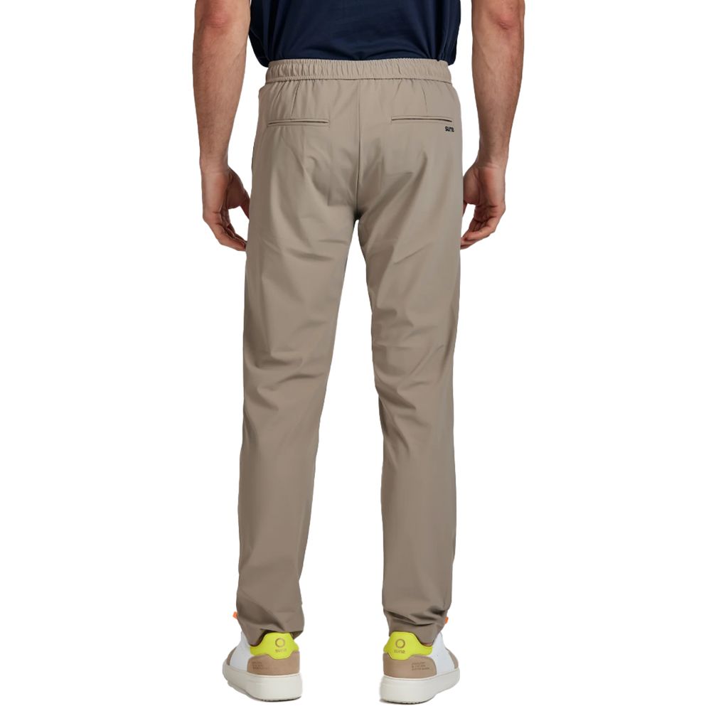 Suns Beige Nylon Jeans & Pant