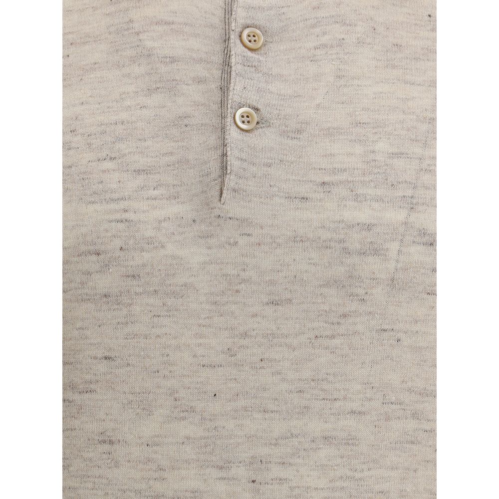 Brunello Cucinelli Linen Polo Shirt