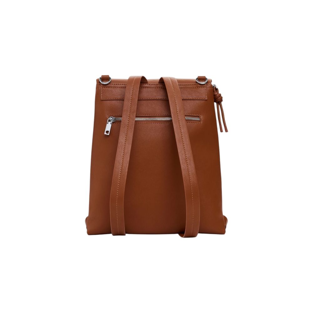 Desigual Brown Polyethylene Backpack